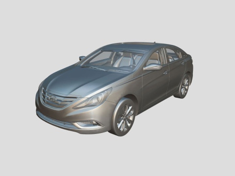 Hyundai Sonata 2011 3D Модель