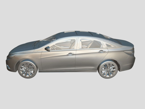 Hyundai Sonata 2011 3D Модель