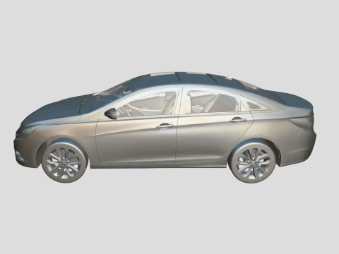 Hyundai Sonata 2011 3D Model