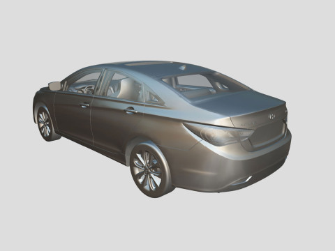 Hyundai Sonata 2011 3D Модель