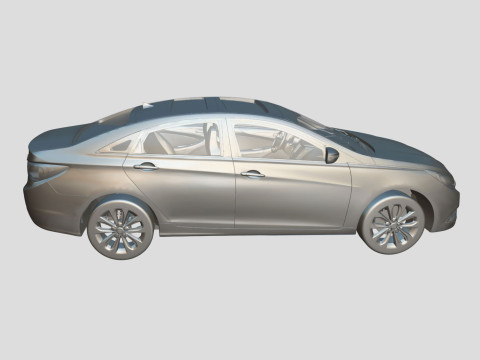 Hyundai Sonata 2011 3D Модель