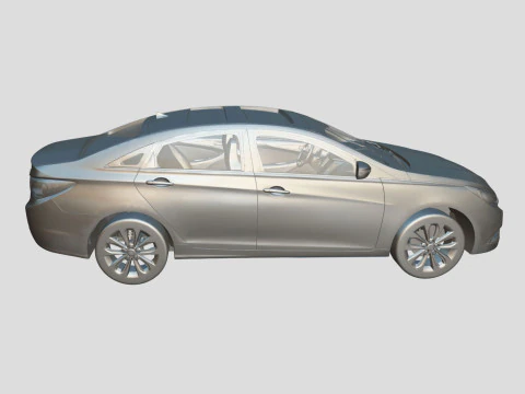 Hyundai Sonata 2011 3D Model