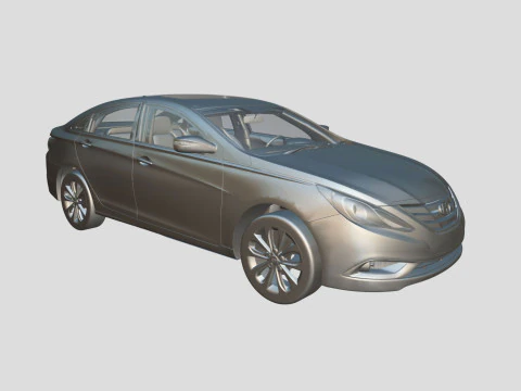 Hyundai Sonata 2011 3D Model