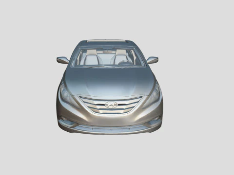 Hyundai Sonata 2011 3D Model