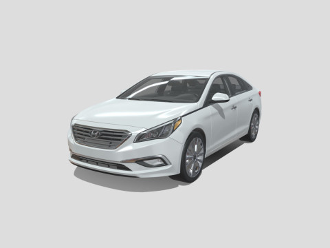 Hyundai Sonata 2015 3D Модель