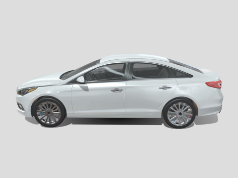 Hyundai Sonata 2015 3D Модель