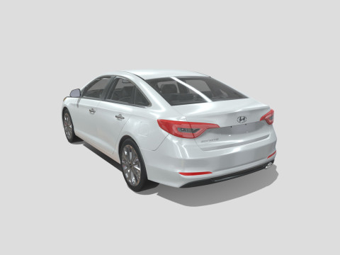 Hyundai Sonata 2015 3D Модель