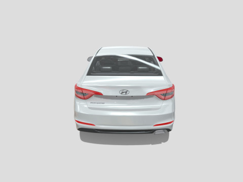 Hyundai Sonata 2015 3D Модель