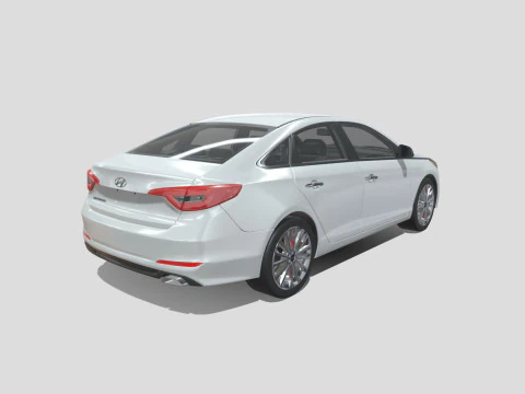 Hyundai Sonata 2015 3D Model