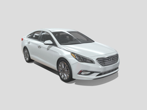 Hyundai Sonata 2015 3D Модель