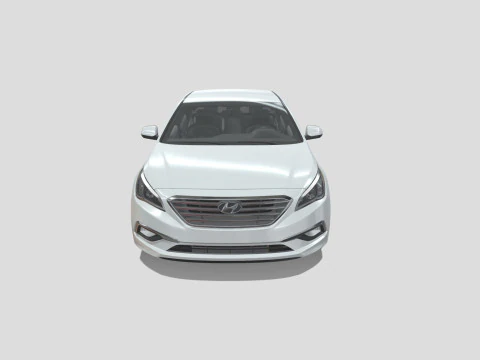 Hyundai Sonata 2015 3D Model