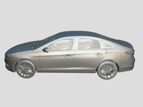 Hyundai Sonata 2015 3D Модель