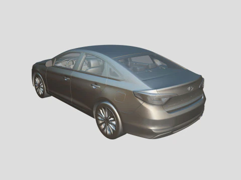 Hyundai Sonata 2015 3D Model