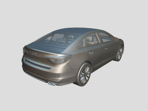 Hyundai Sonata 2015 3D Модель