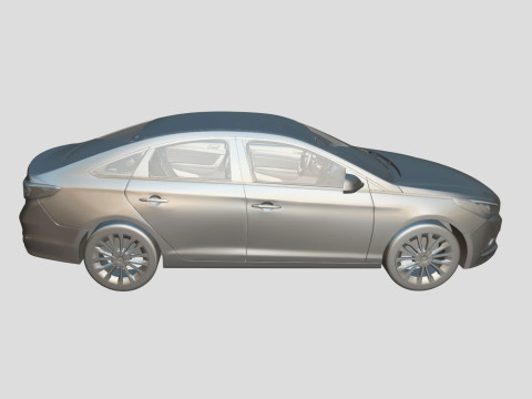 Hyundai Sonata 2015 3D Модель