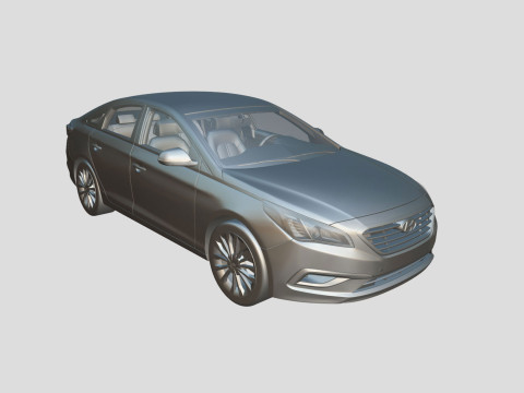 Hyundai Sonata 2015 3D Модель