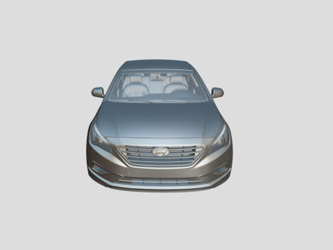 Hyundai Sonata 2015 3D Модель