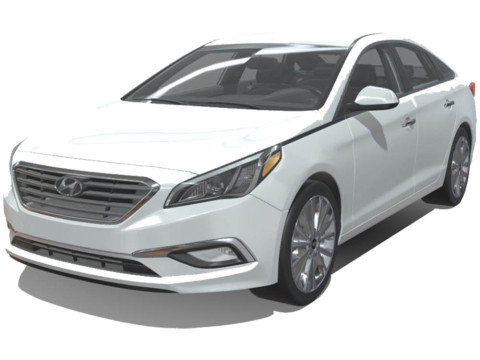 Hyundai Sonata 2015 3D Model