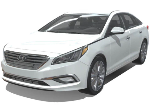 现代索纳塔 2015 3D 模型