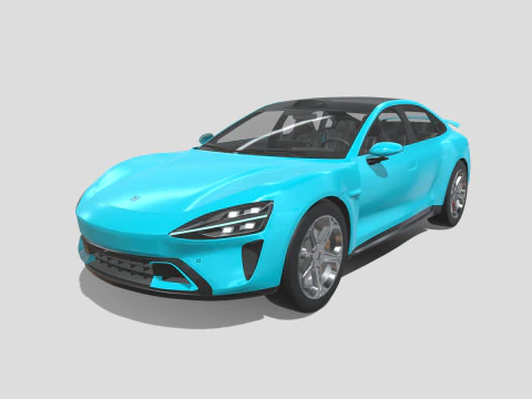 Xiaomi SU7 2024 3D Model