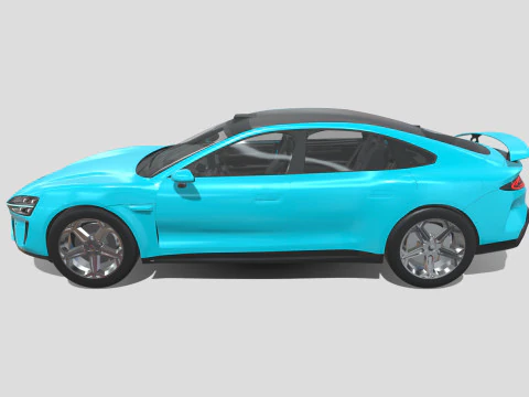 Xiaomi SU7 2024 3D Model