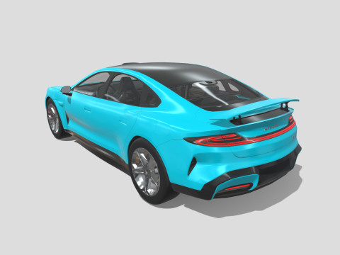 Xiaomi SU7 2024 3D 模型