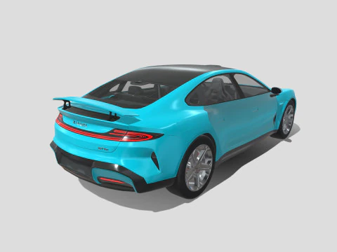Xiaomi SU7 2024 3D Model