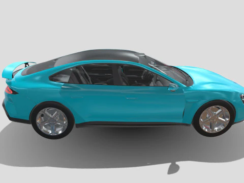 Xiaomi SU7 2024 3D Model