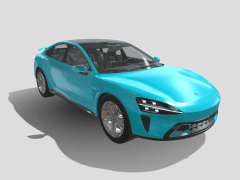 Xiaomi SU7 2024 3D Model