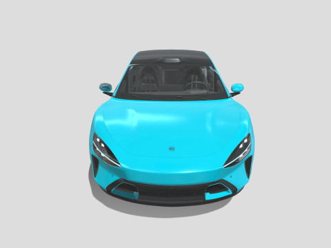 Xiaomi SU7 2024 3D 模型