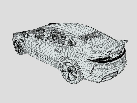Xiaomi SU7 2024 3D Model