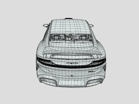 Xiaomi SU7 2024 3D Model