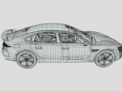 Xiaomi SU7 2024 3D Model