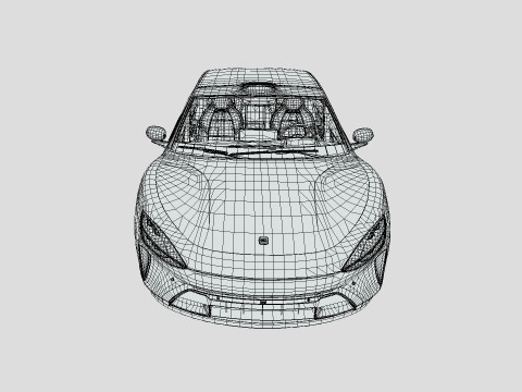 Xiaomi SU7 2024 3D 模型