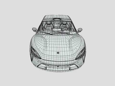 Xiaomi SU7 2024 3D Model