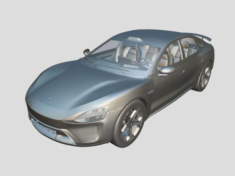 Xiaomi SU7 2024 3D Model