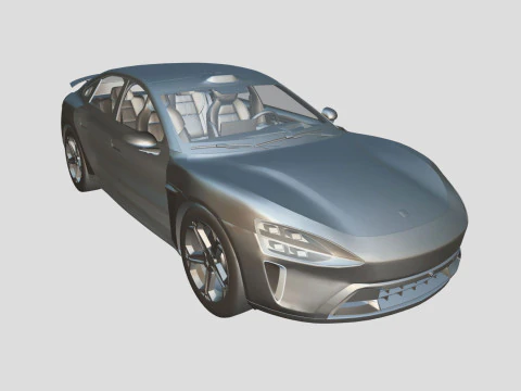 Xiaomi SU7 2024 3D Model