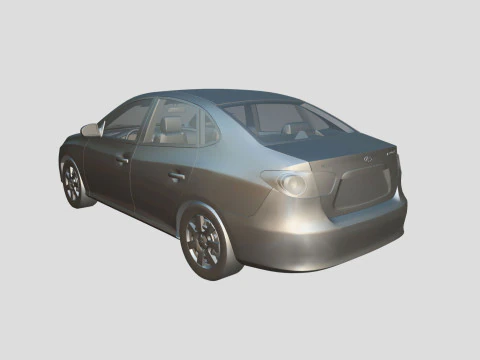 Hyundai Elantra 2007 3D Model