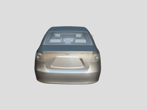 Hyundai Elantra 2007 3D 모델
