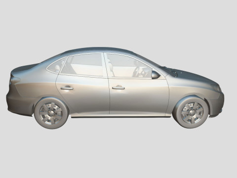 Hyundai Elantra 2007 3D 모델
