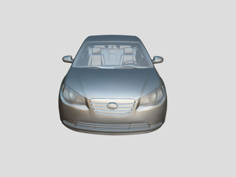 Hyundai Elantra 2007 3D 모델
