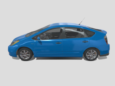 Toyota Prius 2009 Hybrid 3D Model