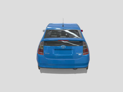 Toyota Prius 2009 Hybrid 3D Model