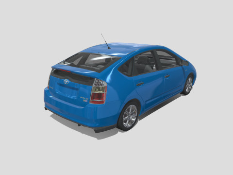 Toyota Prius 2009 Hybrid 3D Model