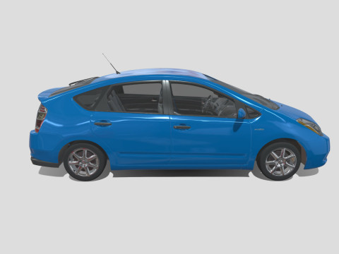 Toyota Prius 2009 Hybrid 3D Model