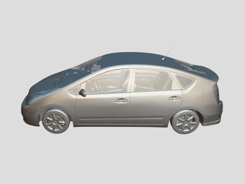 Toyota Prius 2009 Hybrid 3D Model
