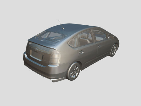 Toyota Prius 2009 Hybrid 3D Model