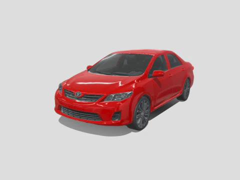 Toyota Corolla LE 2012 3D Model