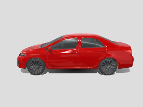 Toyota Corolla LE 2012 3D Model