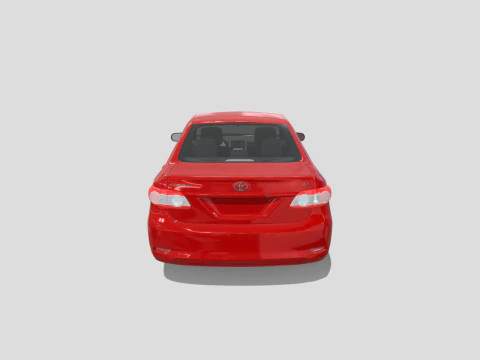 Toyota Corolla LE 2012 3D Model